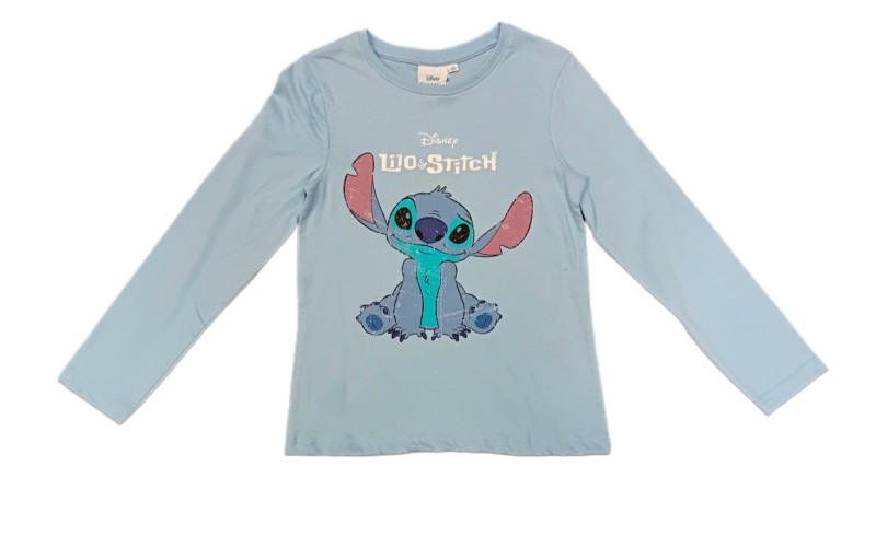 Stitch Langarmshirt blau