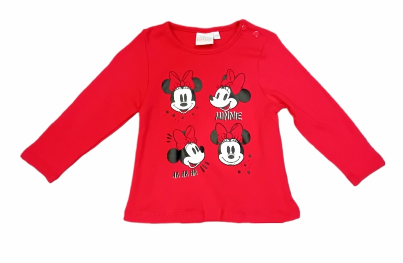 Minnie Mouse Langarmshirt in der Farbe rot