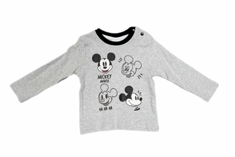 Mickey Langarmshirt grau