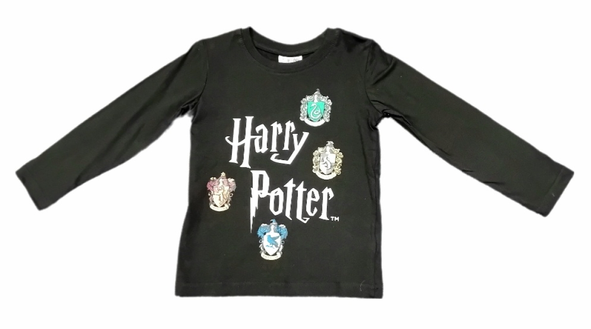 Harry Potter Langarmshirt in schwarz