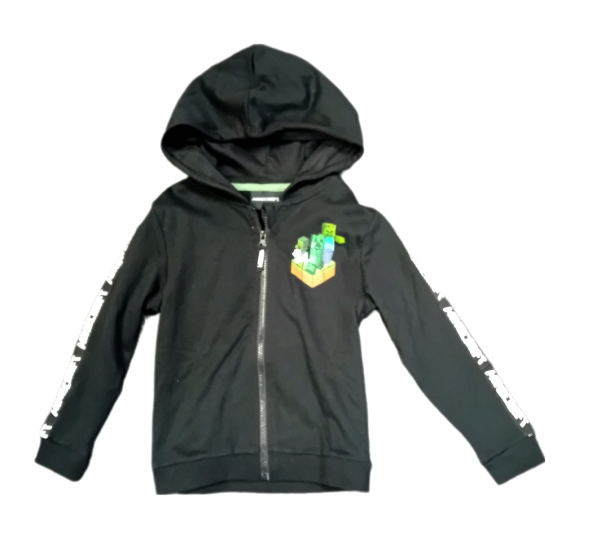 Minecraft Sweatjacke in schwarz