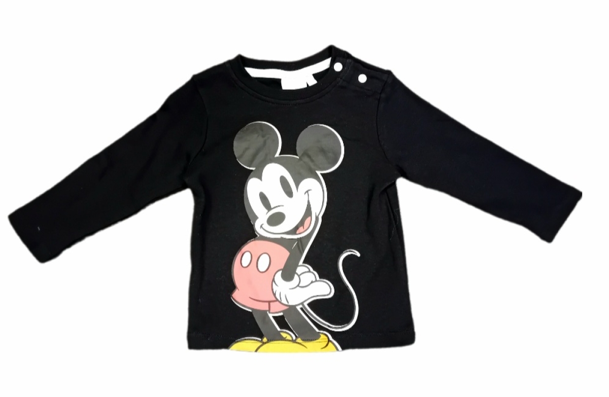 Mickey Langarmshirt schwarz